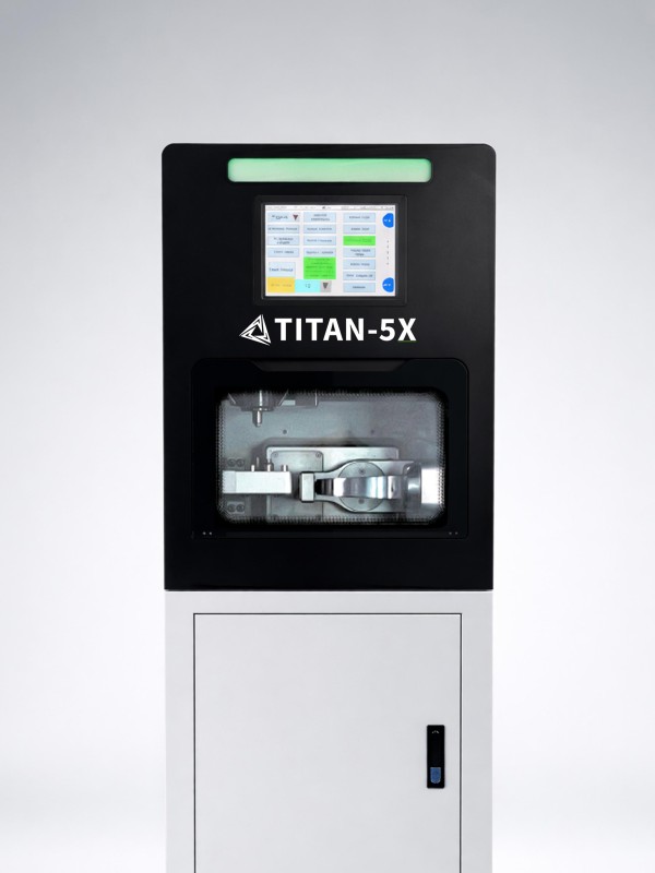 DentCorex Titan 5X — 5-Axis Wet Dental Milling Machine